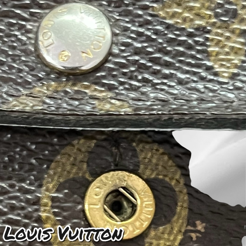 Louis Vuitton Brown and Gold Wallet with off brand Chain - Picture 15 of 17